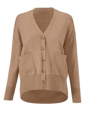 cabi 100% Cotton Button Up Sweater